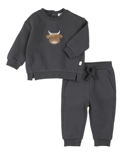 Sweatshirt and Leggings- Long Horn Cow