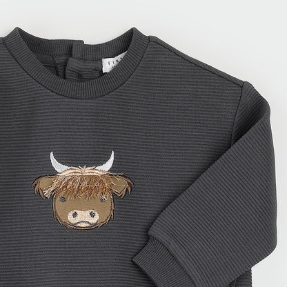 Sweatshirt and Leggings- Long Horn Cow