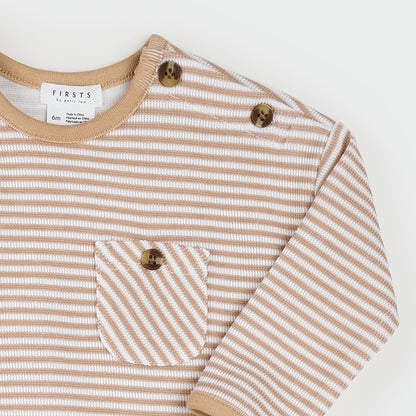 Long Sleeve Top and Pants- Camel