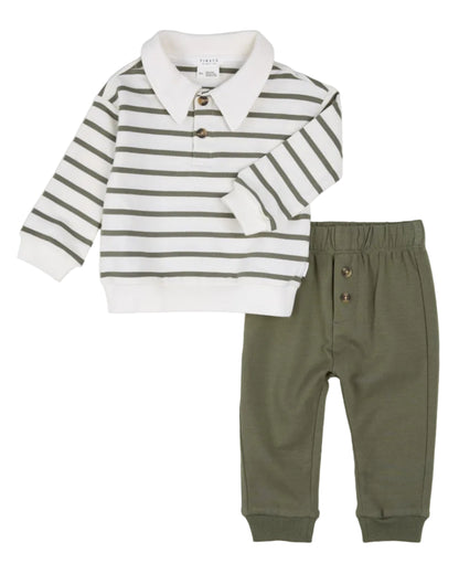 Striped Sweatshirt and Leggings