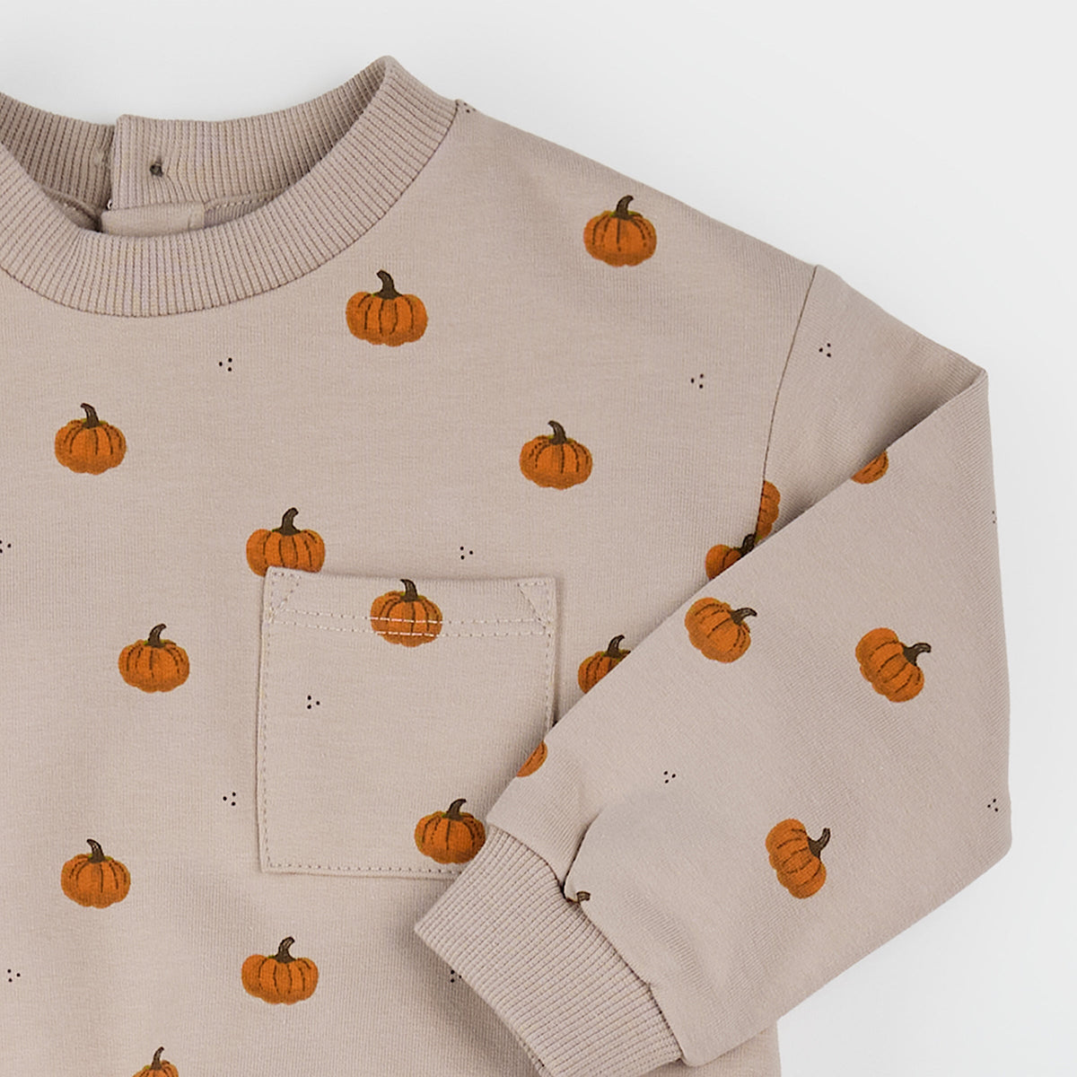2 PC set Long Sleeve Top and Pants- Pumpkin