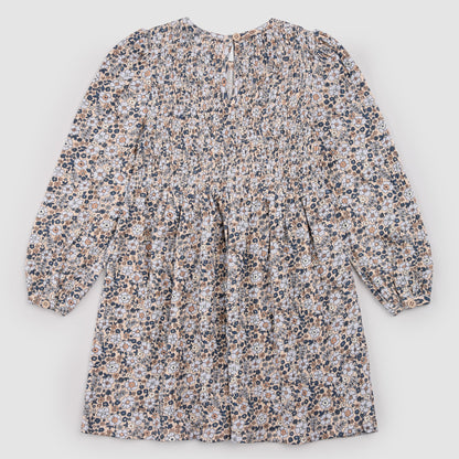 Long Sleeve Dress- Beige