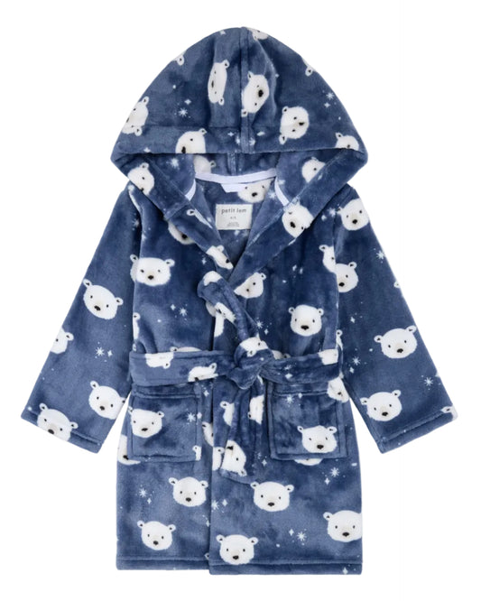 Robe- Navy Polar Bears