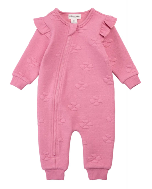 Pink Floral Coverall