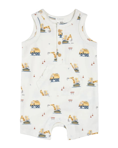 Construction Knit Romper