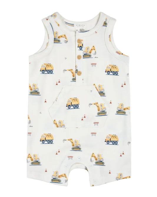 Construction Knit Romper