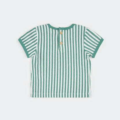 Turquoise Short Sleeve Top and Short Set