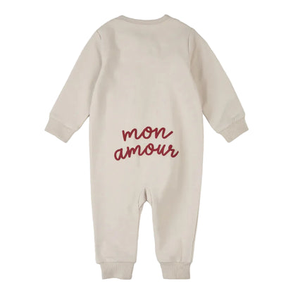 Mon Amour Beige Romper