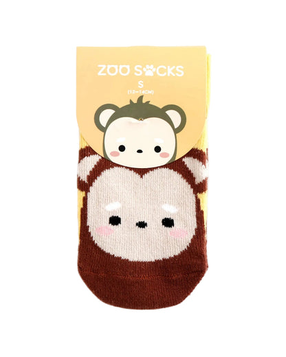 Monkey Zoo Baby Animal Socks