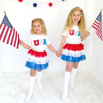Patriotic Pop Clip Set - Fourth of July - Kids Hair