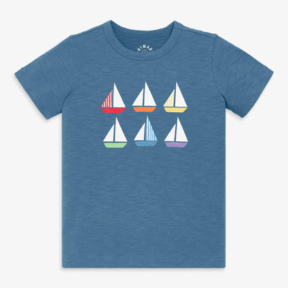 Rainbow Sailboats Tee