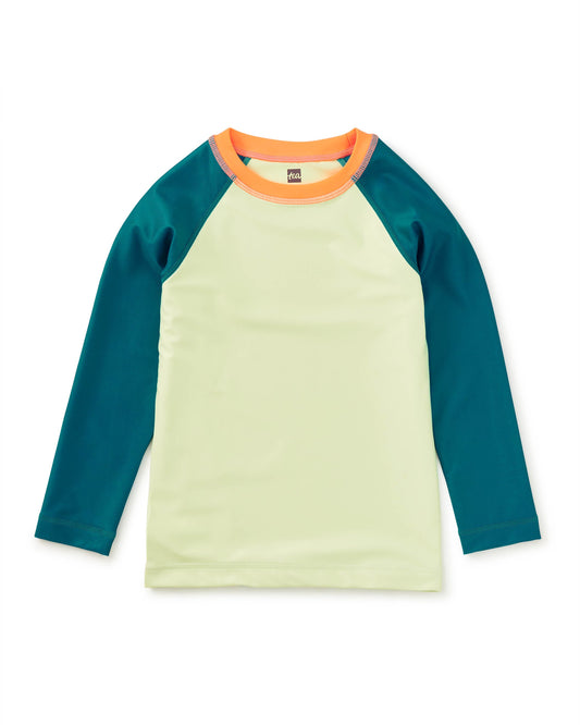 Long Sleeve Rash Guard - Lime Ice