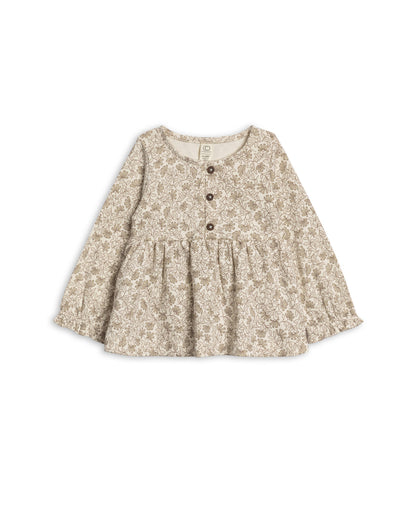 Laverne Floral Trudy Button Long Sleeve Top