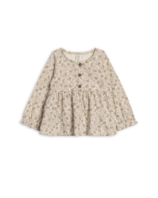 Laverne Floral Trudy Button Long Sleeve Top