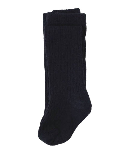 Black Cable Knit Tights