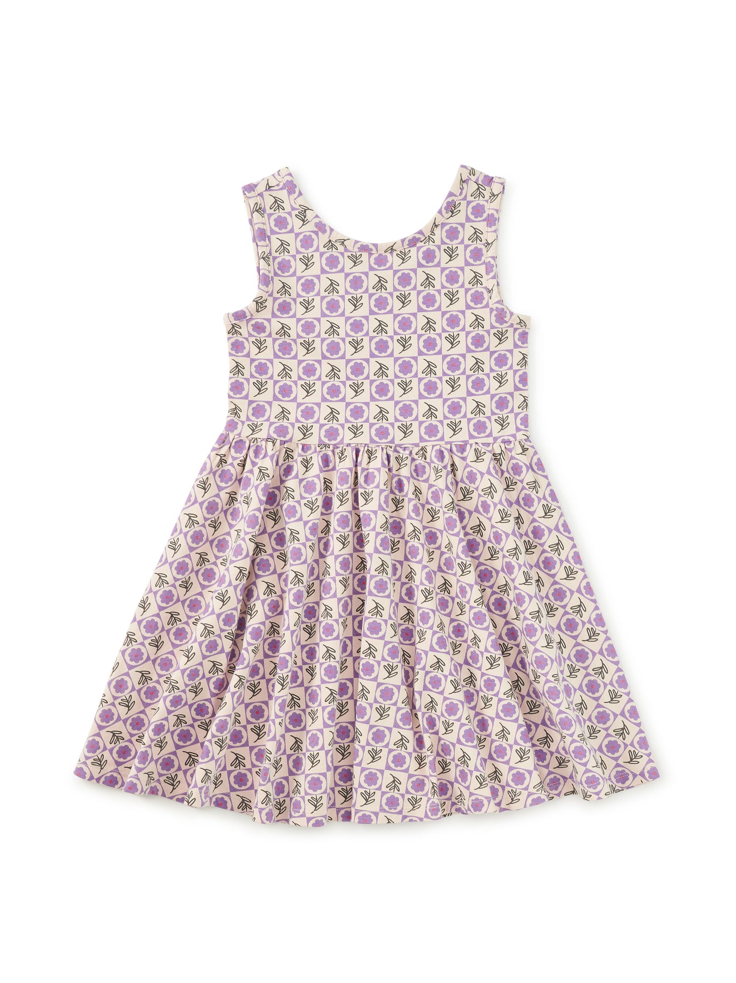 Sleeveless Ballet Dress - Tile Floral