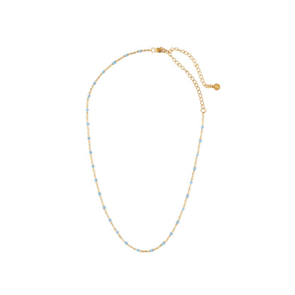Enamel Bead Necklace
