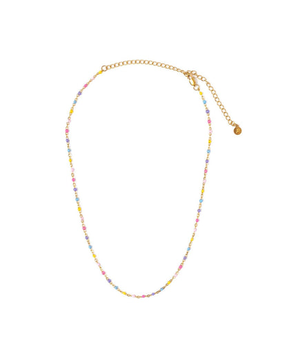 Enamel Bead Necklace