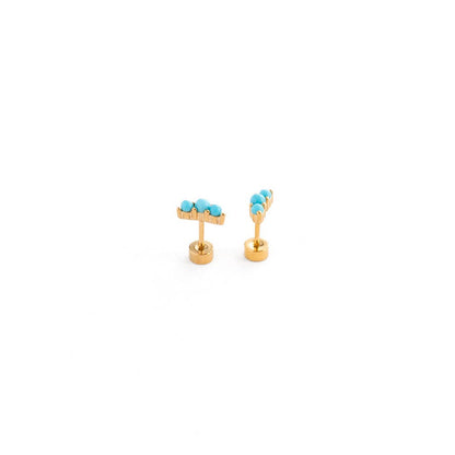 Turquoise Bar Earrings