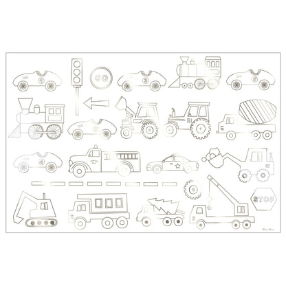 Construction Coloring Posters