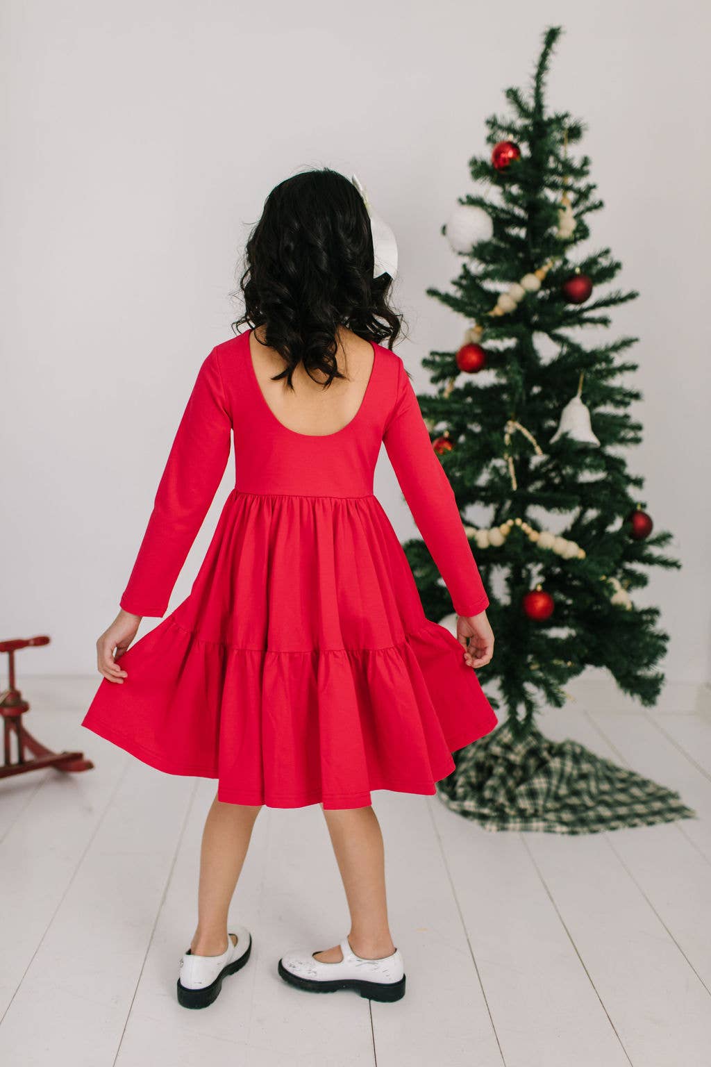 Scarlet Gwendolyn Ruffle