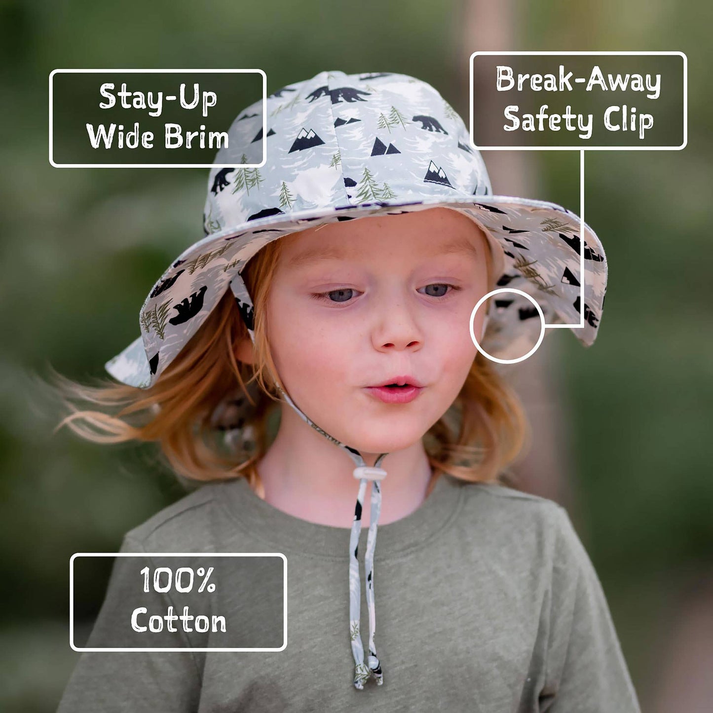 Light Blue | Cotton Floppy Sun Hat
