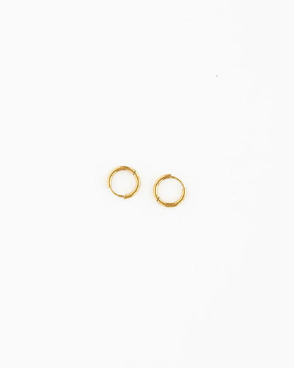 Endless Hoop Thin Gold