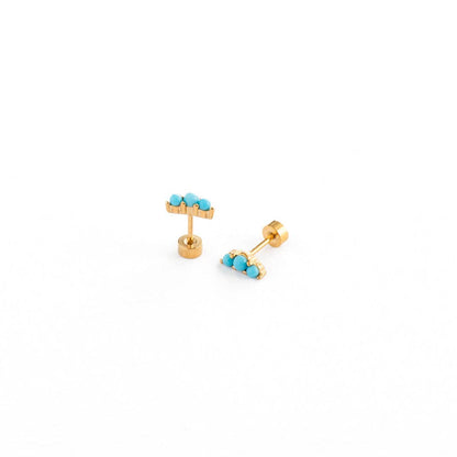 Turquoise Bar Earrings