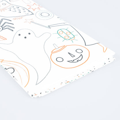 Halloween Color In Activity Tablecloth