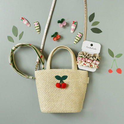 Cherry Kiss Scrunchie Set