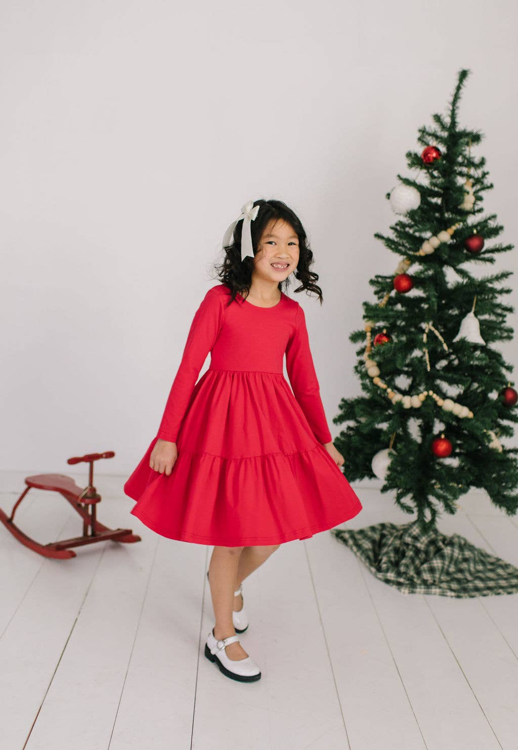 Scarlet Gwendolyn Ruffle