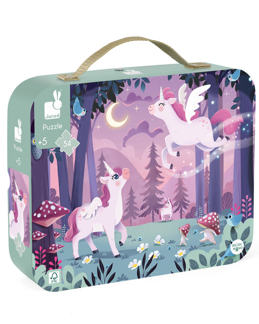 Magical Unicorns Suitcase Puzzle - 54 Pieces