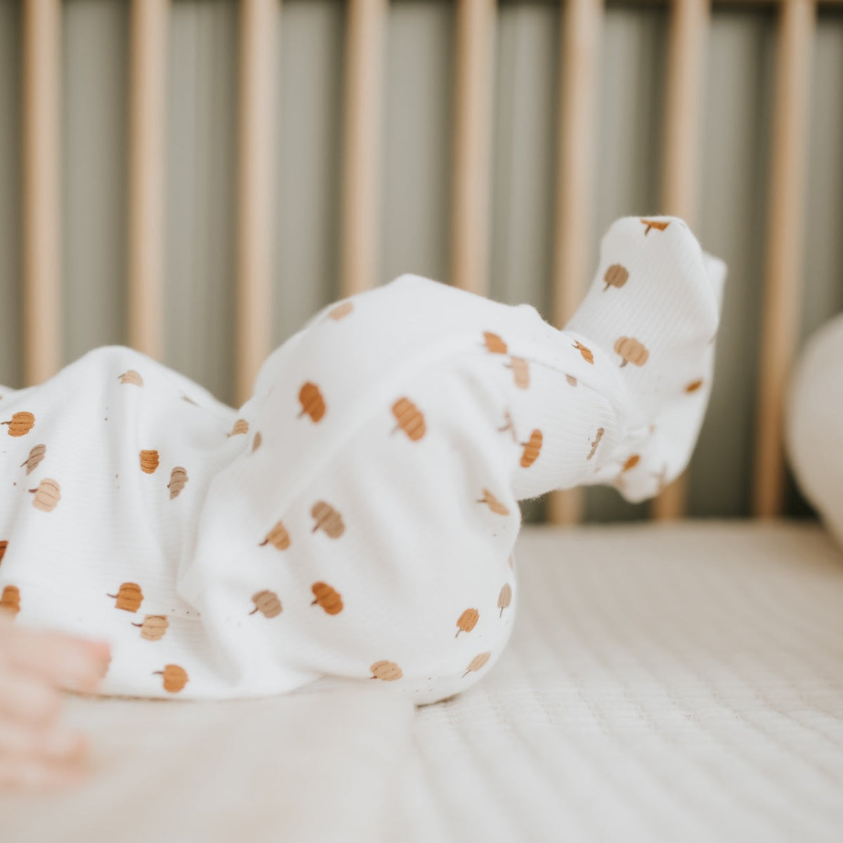 Footed Sleeper- Pumpkins