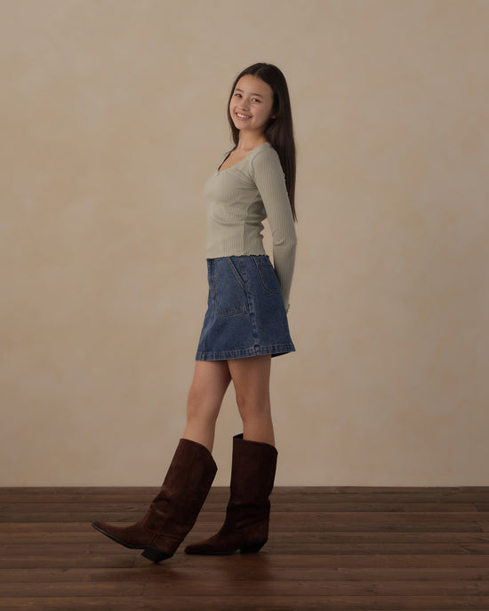 Indigo Tennessee Mini Skirt