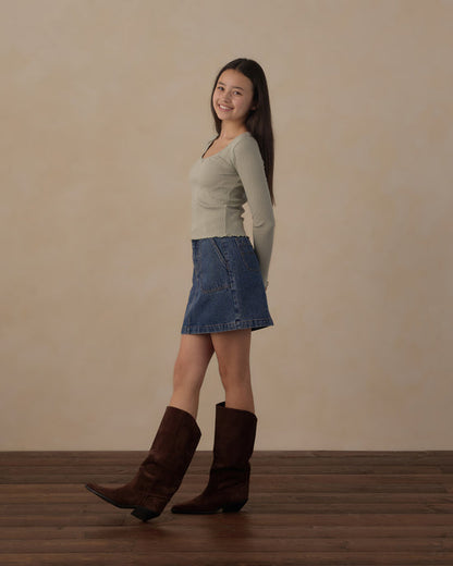 Indigo Tennessee Mini Skirt