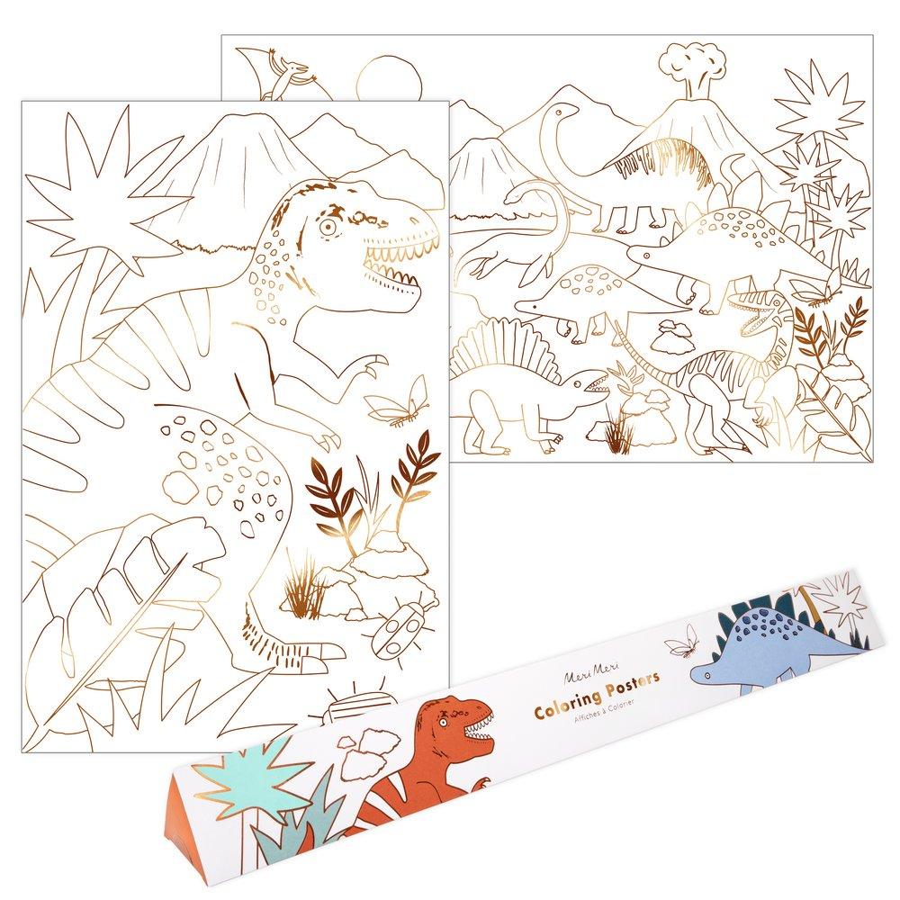 Dinosaur Coloring Posters