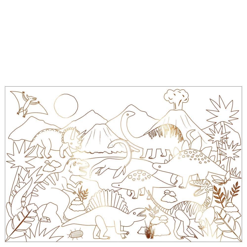 Dinosaur Coloring Posters