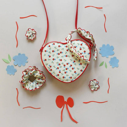 Martha Ditsy Scallop Bow Clips