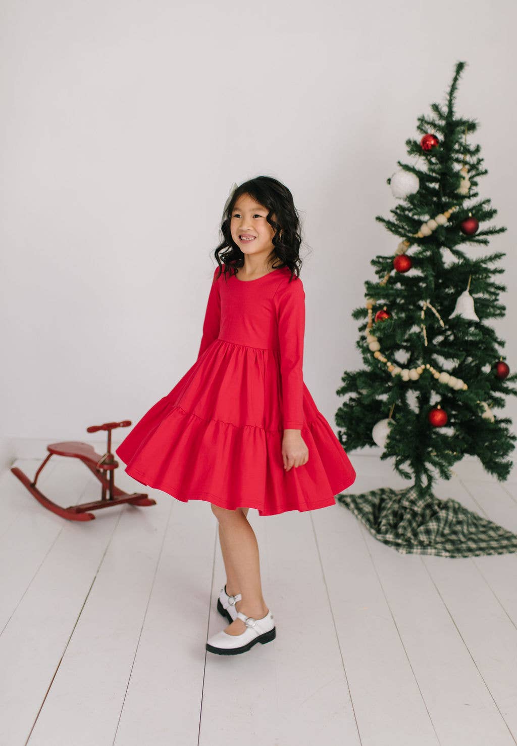 Scarlet Gwendolyn Ruffle