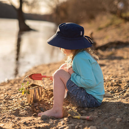 Navy | Aqua Dry Bucket Hat