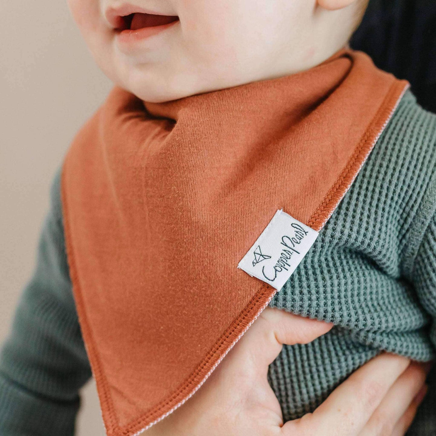 4 Pack Baby Bandana Bibs - Dune