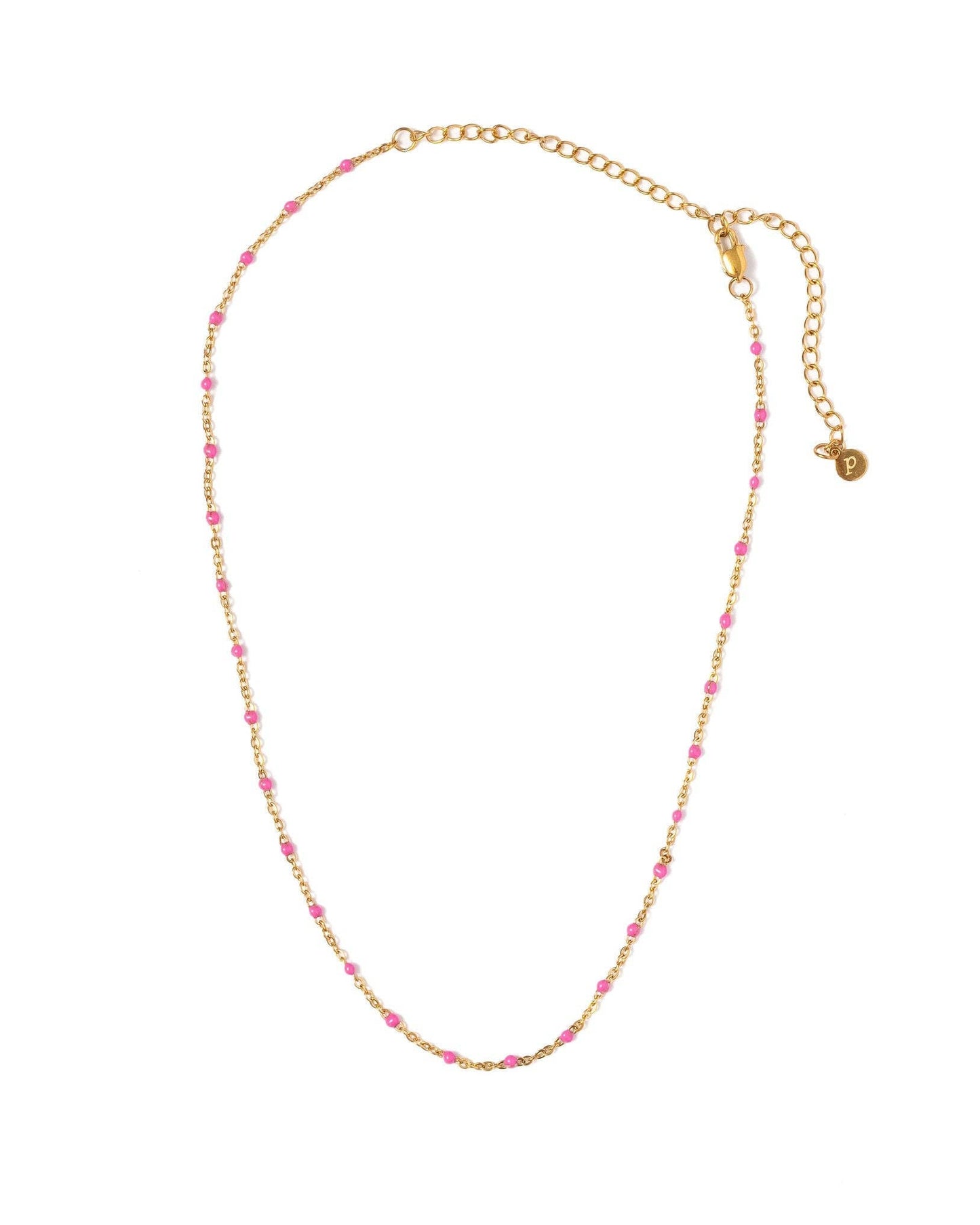 Enamel Bead Necklace