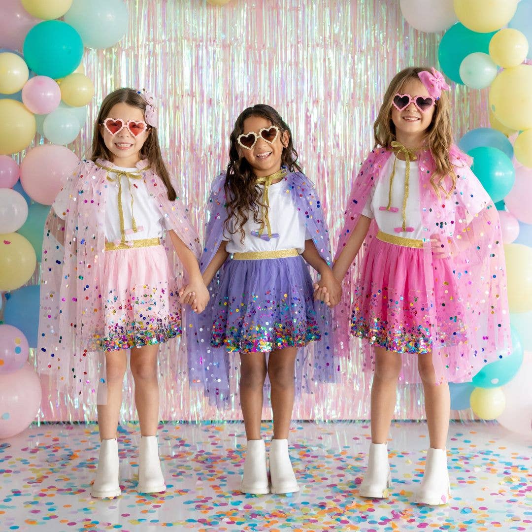 Pink Confetti Tutu - Dress Up Skirt - Kids Tutu