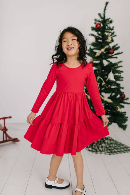 Scarlet Gwendolyn Ruffle