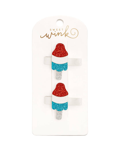 Patriotic Pop Clip Set - Fourth of July - Kids Hair