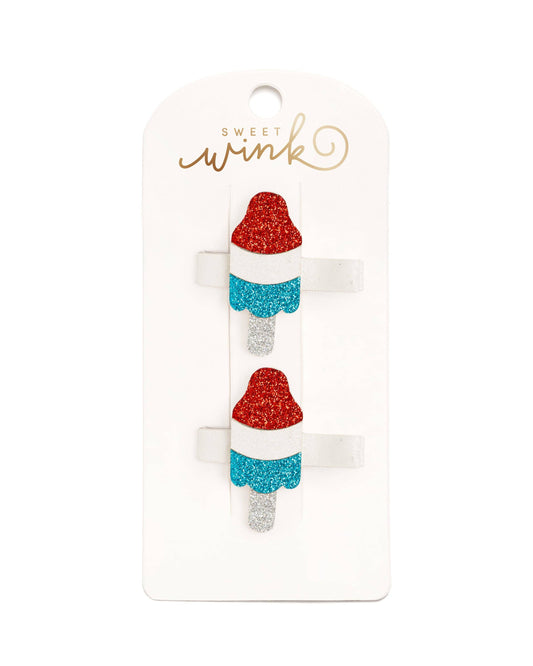 Patriotic Pop Clip Set - Fourth of July - Kids Hair
