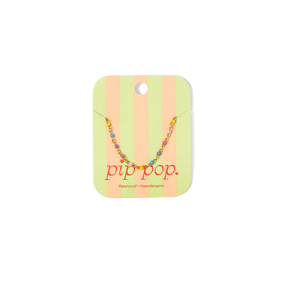 Enamel Bead Necklace