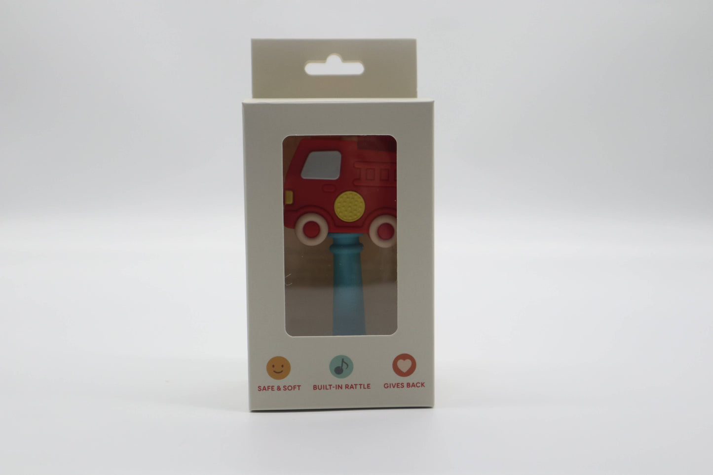 Chewbee’s Fire Engine Silicone Teether Rattle