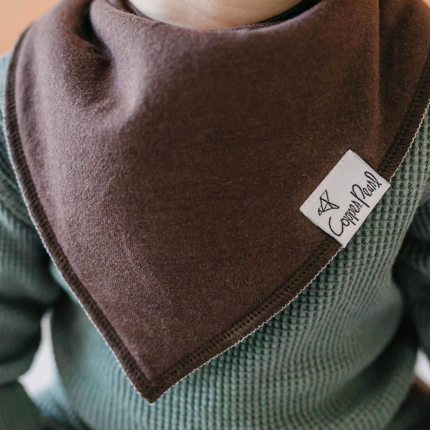 4 Pack Baby Bandana Bibs - Dune