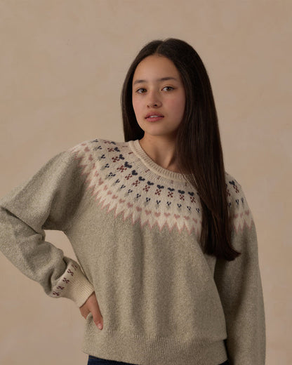 Fair Isle Sweater Sage